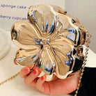 Milli Legacy BC-063 Elevate Your Evening Golden Acrylic Clutch For Women