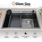 Glam Gas Life Style OBL BK Built In Sink