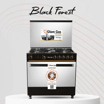 Glam Gas C/R Black Forest (Gas) 34” Cooking Range With Official Warranty