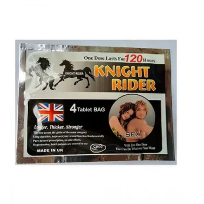 Knight Rider Timing Tablets For Men- 4 Tabs
