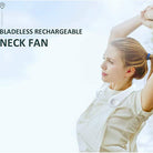 Bladeless Neck Fan with 360° Airflow Portable Hands Free Small USB Fan