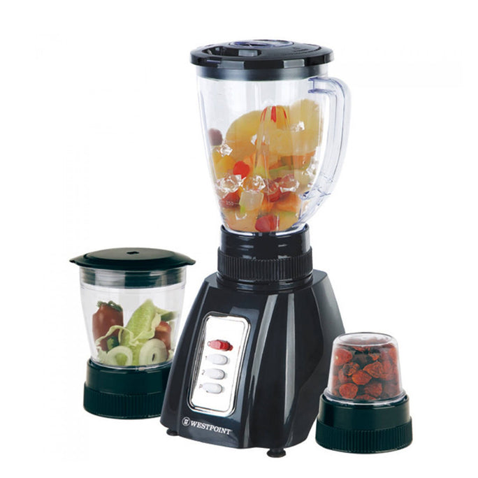 Westpoint WF-302 Deluxe 3 in 1 Blender Chopper & Dry Mill With Official Warranty