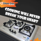Glam Gas D-Cut Built In Hobs With Official Warranty