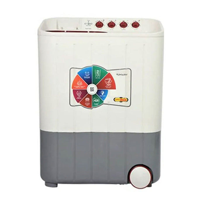 Super Asia SA-244 Super Style 8kg Twin Tub Washing Machine with Official Warranty