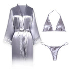 Bihaam Silk Wear 1 Piece Sexy Nighty Sleepwear Silk Satin Night Dress Lingerie Set