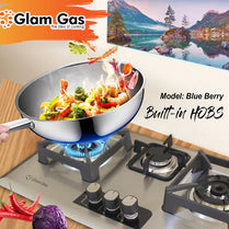 Glam Gas Blue Berry Built In Hob With Official Warranty