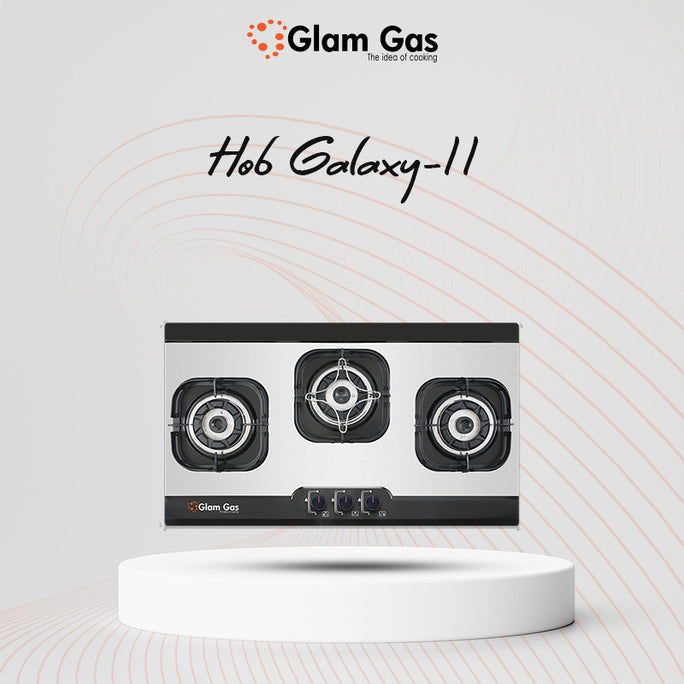 Glam Gas GG Galaxy-11 Built In Hobs Stainless Steel Body With Official Warranty