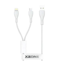 XZone X-4010G3 2-in-1 USB-A to Lightning & Type-C Fast Charging Cable