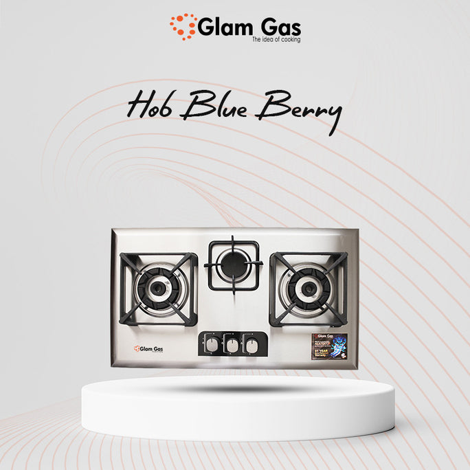 Glam Gas Blue Berry Built In Hob With Official Warranty