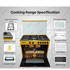 Glam Gas Chef 34 (Gas) Cooking Range With Official Warranty