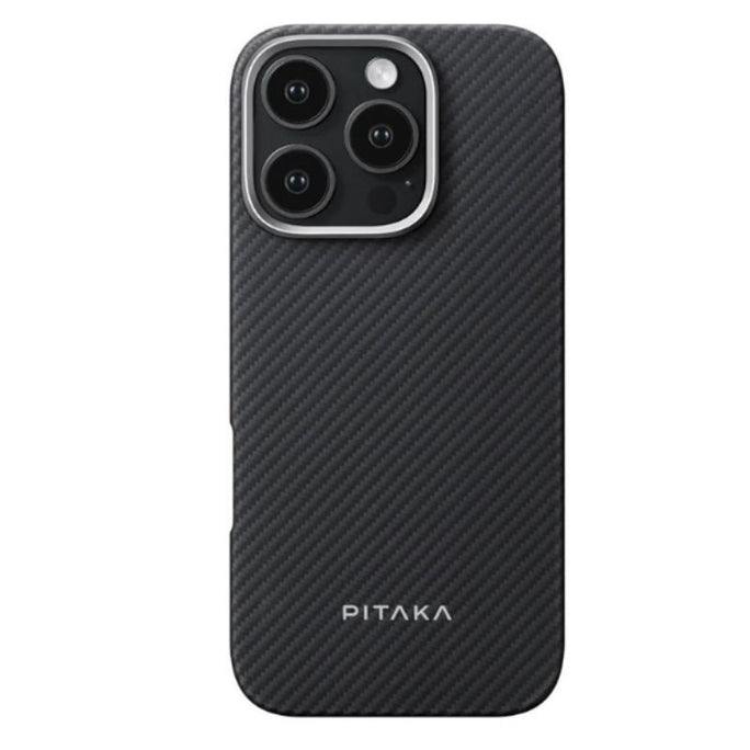 Pitaka Ultra-Slim Case for iPhone 16 Pro Max – Black/Grey