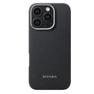 Pitaka Ultra-Slim Case for iPhone 16 Pro - Black/Grey