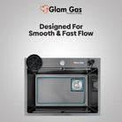 Glam Gas Life Style 6-6 BK Texture Sink