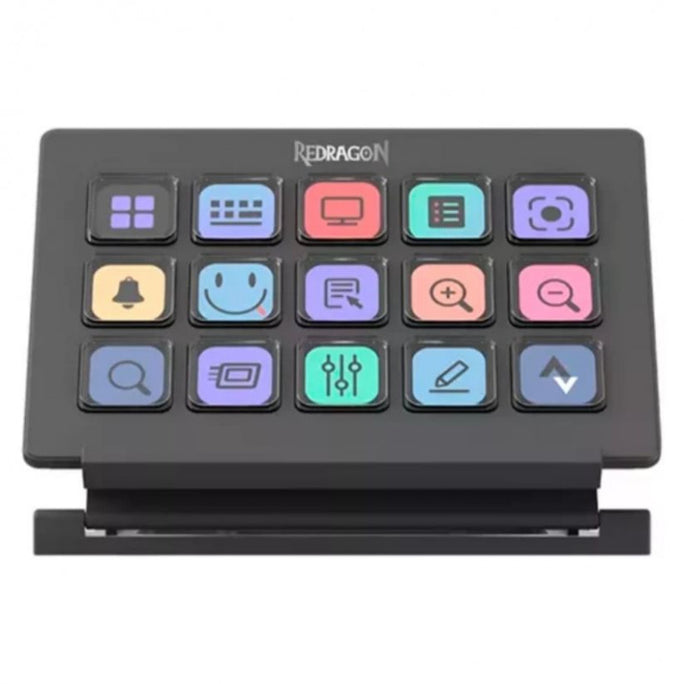 Redragon SS-550 StreamCraft 15-Key Customizable Stream Station