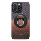 Pitaka Sunset Moonrise Tactile Woven Case with MagSafe Grip3 for iPhone 16 Pro Max - (Sunset)