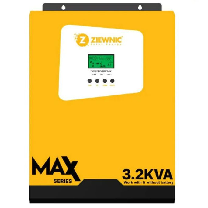 ZIEWNIC Max PV4200 (3.2 KVA) Solar Hybrid Inverter Running With Battery & Without Battery With Official Warranty