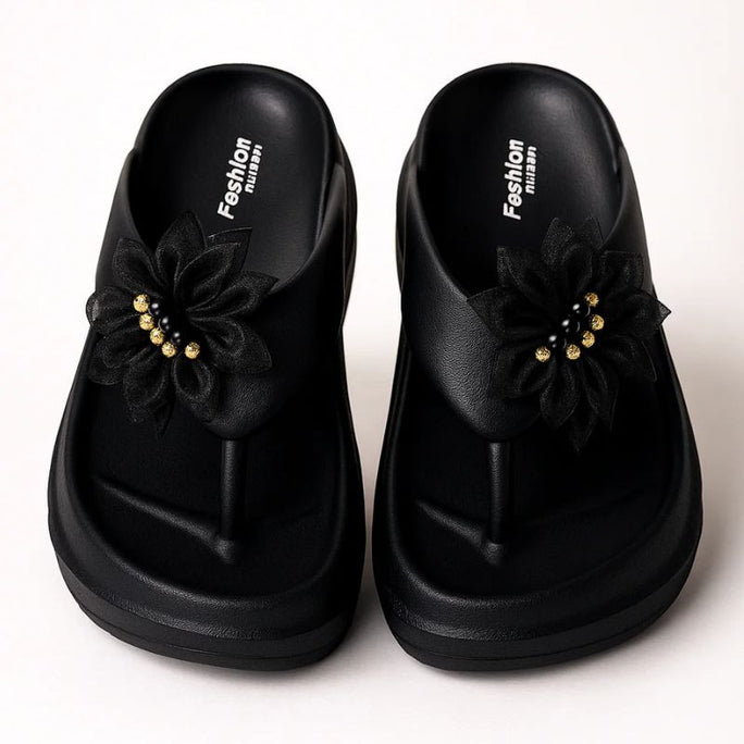 Black Camel High Heel Ladies Slide 1201 For Women