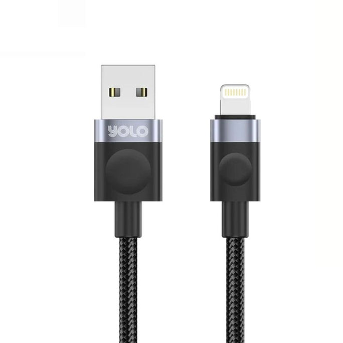 Yolo Y-077 Fast Charging Lightning Cable With Official Warranty