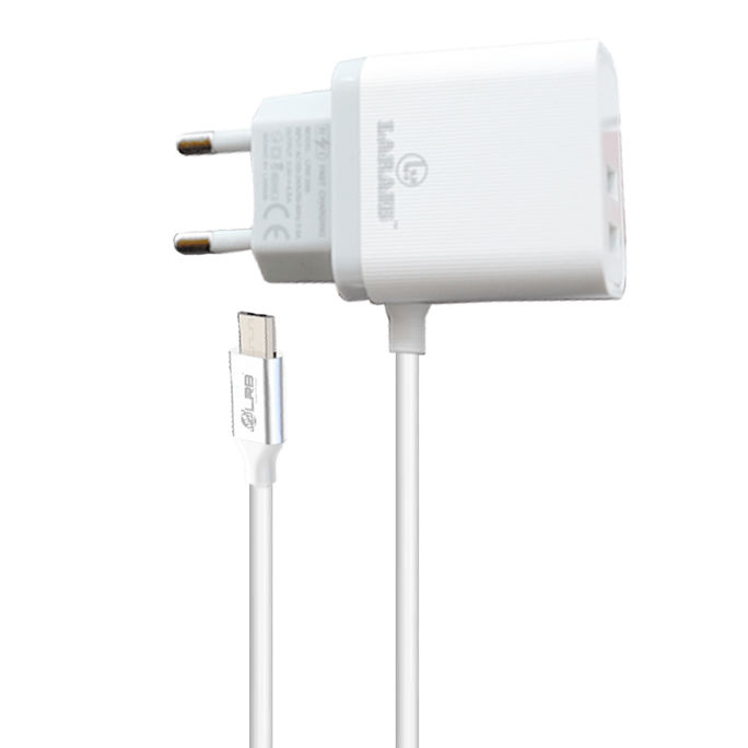 LRB-255 Dual USB 4.5A Fast Charger With Type-C Cable