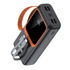 LRB-284 30000mAh 22.5W Fast Charging Power Bank Built-In Cables