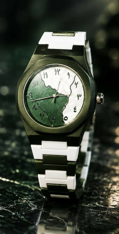 PACK OF 3 PCS Original Arabic Aura Waterproof Wrist Watch: Trending Matte Finish Luxury Timepiece for Men & Boys special Premium Arabic Aura Watch 2026 watch: Luxury Minimalist Design with Butterfly Clasp & Fiber Chain for Men
