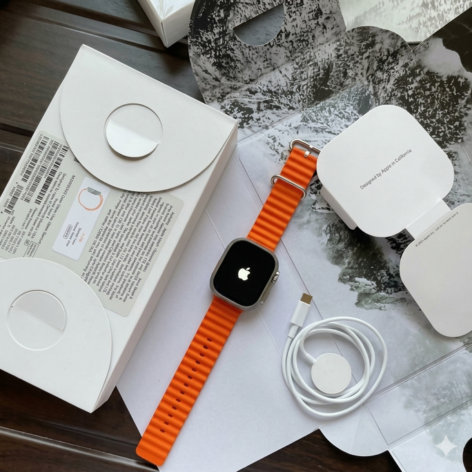 Apple Logo 49mm AMOLED Smart Watch