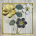 Imported Premium Quality Metal Flower Frame Elegant Decor