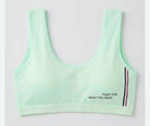 Bra for Women & Girls | Ladies Cotton Seamless Padded Sports Bra | Wireless Stretchable Comfortable Everyday Bralette | Printed Women's Innerwear Undergarments