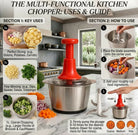 PREMEIUM QUALITY STEEL CHOPPER HIGH QUALITY VEGETABLE & MEAT CUTER