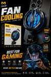CX07 Magnetic Phone Cooler Fan 15W with RGB Light