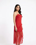 Sajiero Babydoll Lingerie  - Noirelle - Red