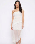 Sajiero Babydoll Lingerie  - Noirelle - White