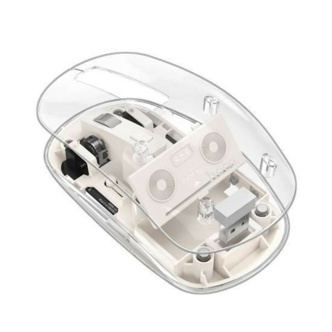 HOCO GM29 Mysterious Dual-Mode Transparent Wireless Silent Mouse