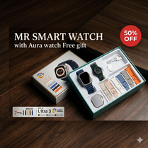 Ultra 3 Smart Watch with Free Aura Watch Combo