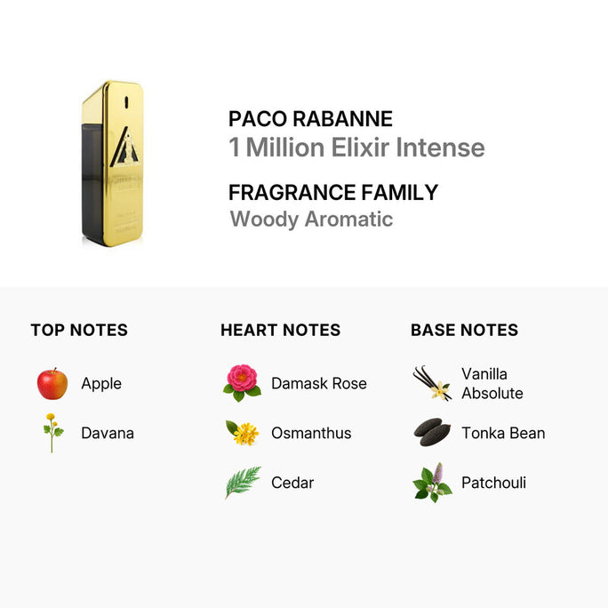 Paco Rabanne 1 Million Elixir Parfum Intense for Men 100ml (3349668600304)