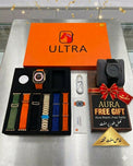 Series 11 Ultra Smart Watch with Free Arabic Aura Watch & 11 Straps