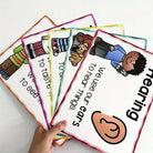 5-Piece Five Senses Educational Posters for Kids