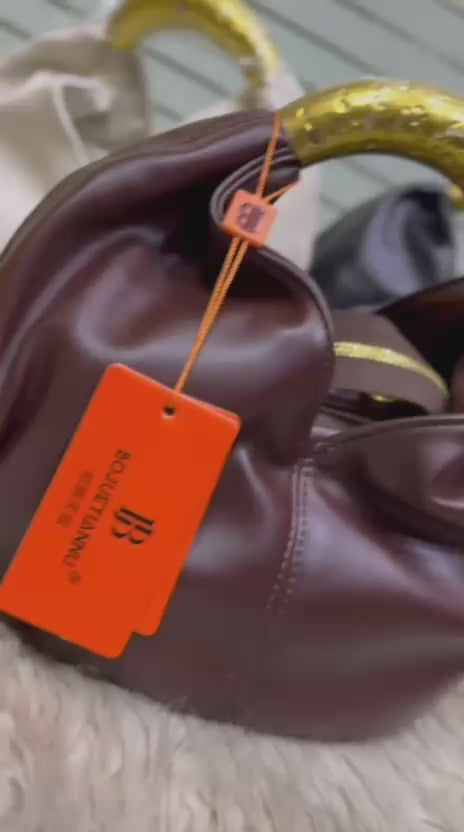 Stylish Bucket Leather Crossbody Bag for Wom
