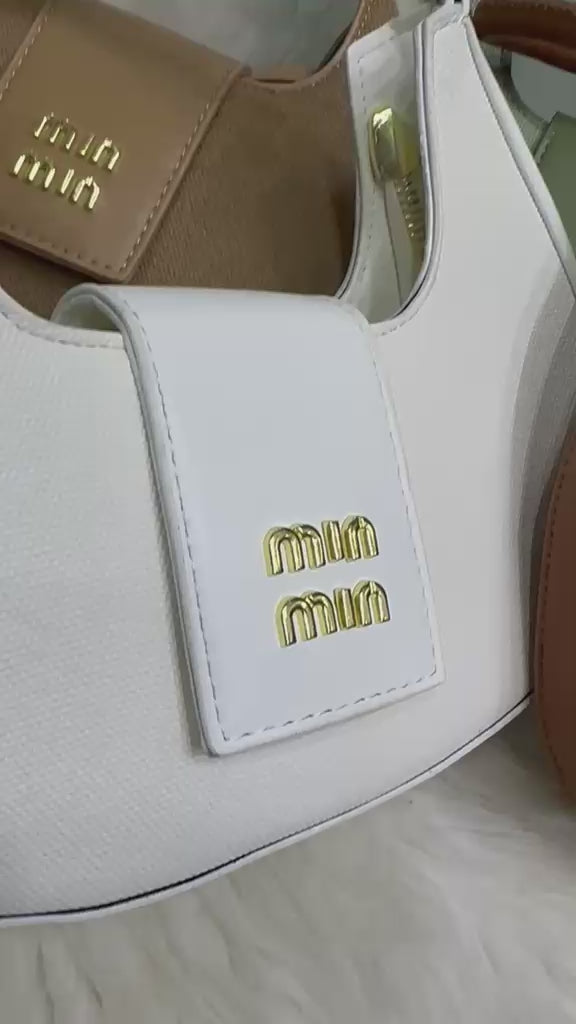 Elegant Moon Style Crescent Crossbody Bag