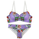 Sajiero Padded Bra Set - Cheeky Lavender