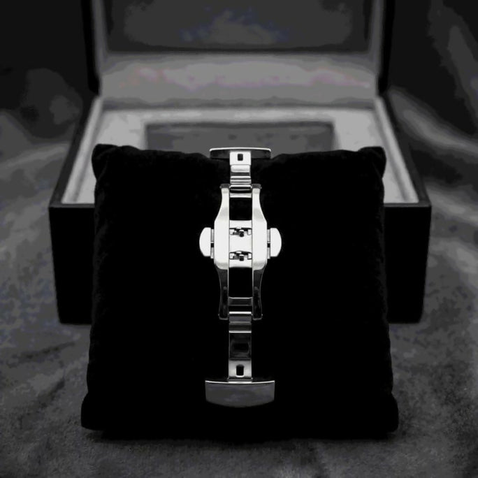 Original WHITE BLACK Arabic Aura Waterproof Wrist Watch: Trending Matte Finish Luxury Timepiece for Men & Boys special Premium Arabic Aura Watch 2026 watch: Luxury Minimalist Design with Butterfly Clasp & Fiber Chain for Men