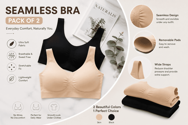 Seamless bra