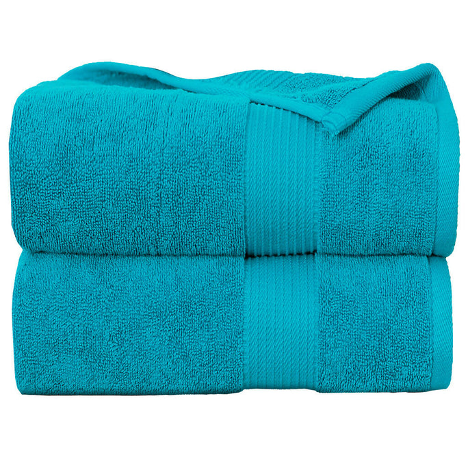 Siesta Zen Export Quality 100% Cotton Bath Towel 70x140cm (27x54 inches) (Pack of 2)