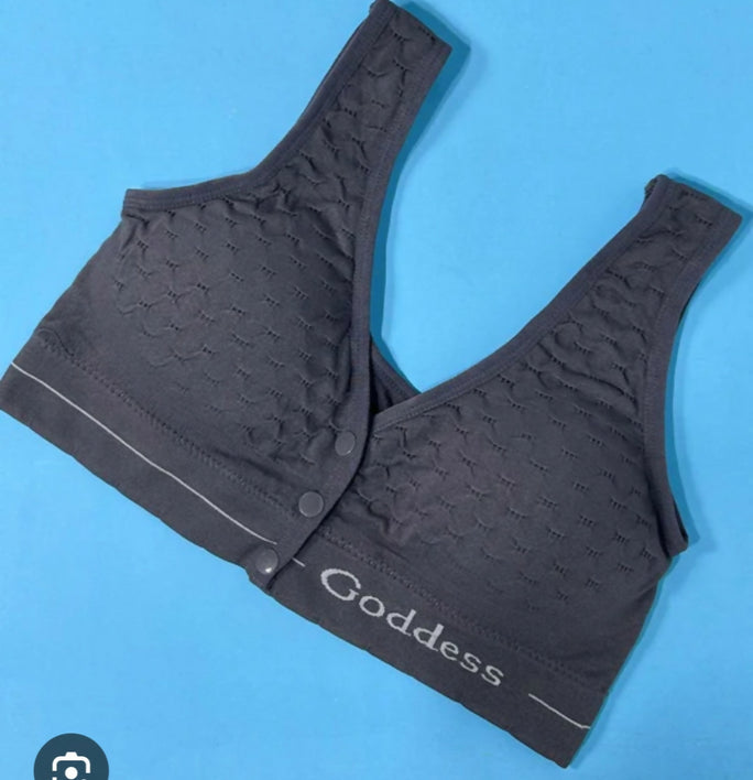 Bra for Women & Girls | Ladies Front Button Seamless Sports Bra | Soft Padded Wireless Bralette | Stretchable Comfortable Everyday Bra | Women's Innerwear