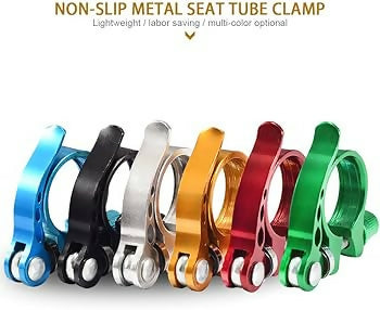 Bicycle Seat Clamp🚴Aluminum Bike Seat Post Clamp Seat adjuster