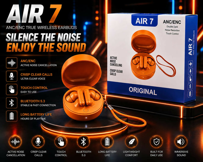 Air 7 True Wireless Earbuds with ANC/ENC
