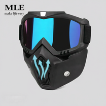 Bike Mask Motorcycle Dustproof Motocross Glasses Adjustable Motorcycle Goggles Breathable Full Face Protective Dirt Bike Motorbike Dirt Bike Off-road