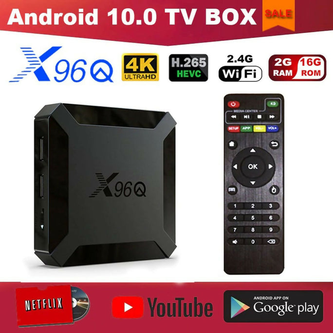 X96Q Android TV Box 8GB/128GB 4K Ultra HD