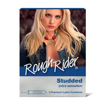 Rough Rider Studded Condoms 3's