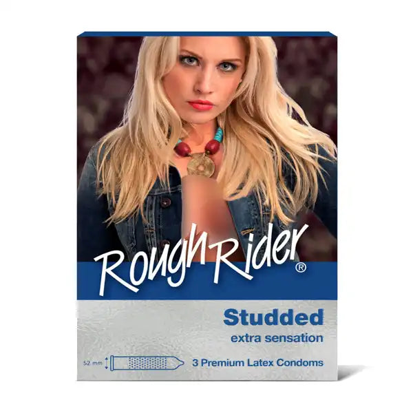 Rough Rider Studded Condoms 3's